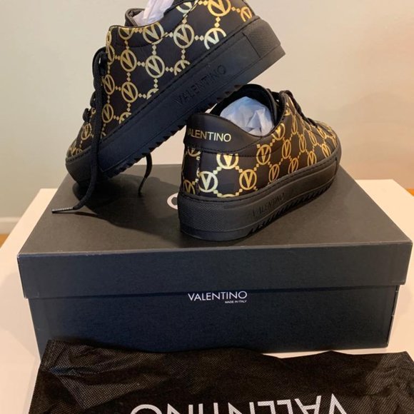 VALENTINO BY MARIO VALENTINO BEATRICE LEATHER SNEAKER - Picture 11 of 11